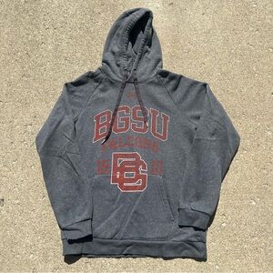 Under Armour Vintage Style Bowling Green State Falcons Hoodie Size Medium Gray